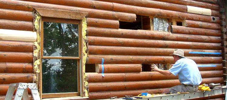 Log Home Repair Flat Rock,  North Carolina