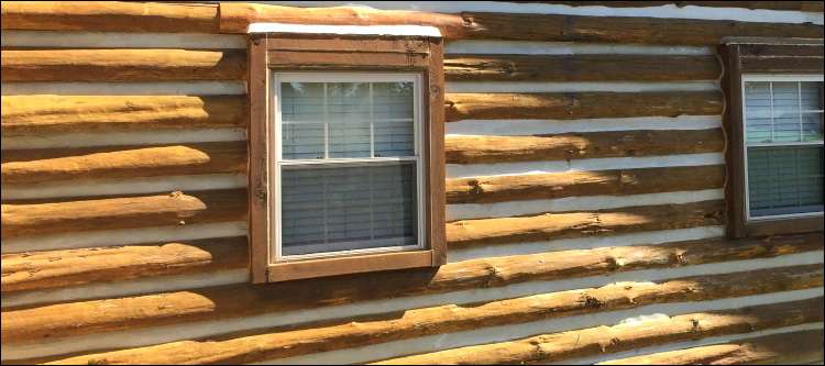 Log Home Whole Log Replacement  Henderson County,  North Carolina